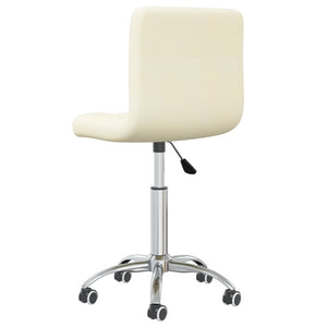 Galleria Design Swivel Office Chair Cream Fabric