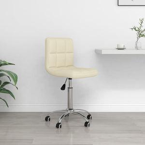 Galleria Design Swivel Office Chair Cream Fabric