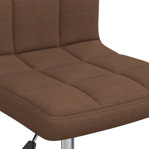 Galleria Design Swivel Office Chair Brown Fabric