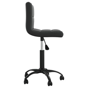 Galleria Design Swivel Office Chair Black Velvet