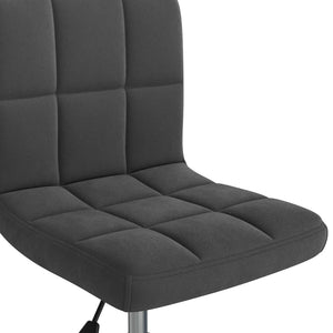 Galleria Design Swivel Office Chair Black Velvet