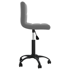 Galleria Design Swivel Office Chair Dark Grey Velvet