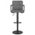 Galleria Design Bar Stools 2 pcs Light Grey Fabric