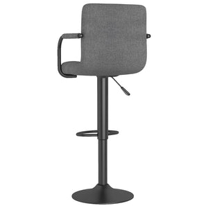 Galleria Design Bar Stools 2 pcs Light Grey Fabric