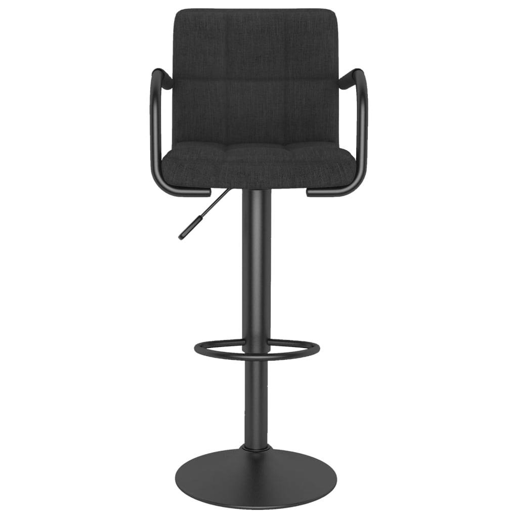 Galleria Design Bar Stools 2 pcs Black Fabric