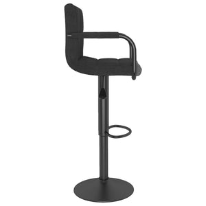 Galleria Design Bar Stools 2 pcs Black Fabric