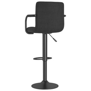 Galleria Design Bar Stools 2 pcs Black Fabric