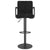 Galleria Design Bar Stools 2 pcs Black Velvet