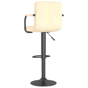 Galleria Design Bar Stools 2 pcs Cream Velvet