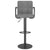 Galleria Design Bar Stools 2 pcs Light Grey Velvet