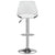 Galleria Design Bar Stools 2 pcs White and Black Faux Leather