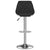 Galleria Design Bar Stools 2 pcs Black and White Faux Leather