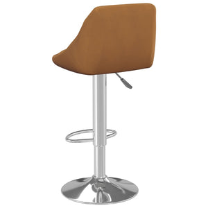 Galleria Design Bar Stool Brown Velvet