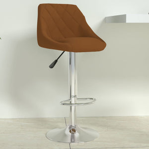 Galleria Design Bar Stool Brown Velvet