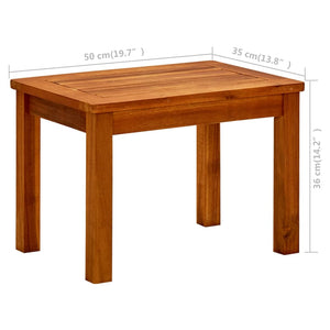 Galleria Design Garden Coffee Table 50x35x36 cm Solid Acacia Wood