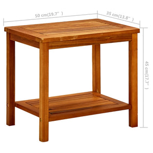 Galleria Design Coffee Table 50x35x45 cm Solid Acacia Wood