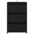 Galleria Design Bed Cabinets 2 pcs Black 40x35x62.5 cm Engineered Wood