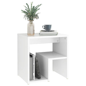 Galleria Design Bed Cabinet White 40x30x40 cm Engineered Wood