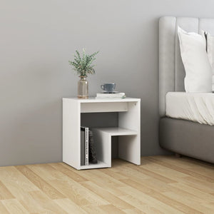 Galleria Design Bed Cabinet White 40x30x40 cm Engineered Wood