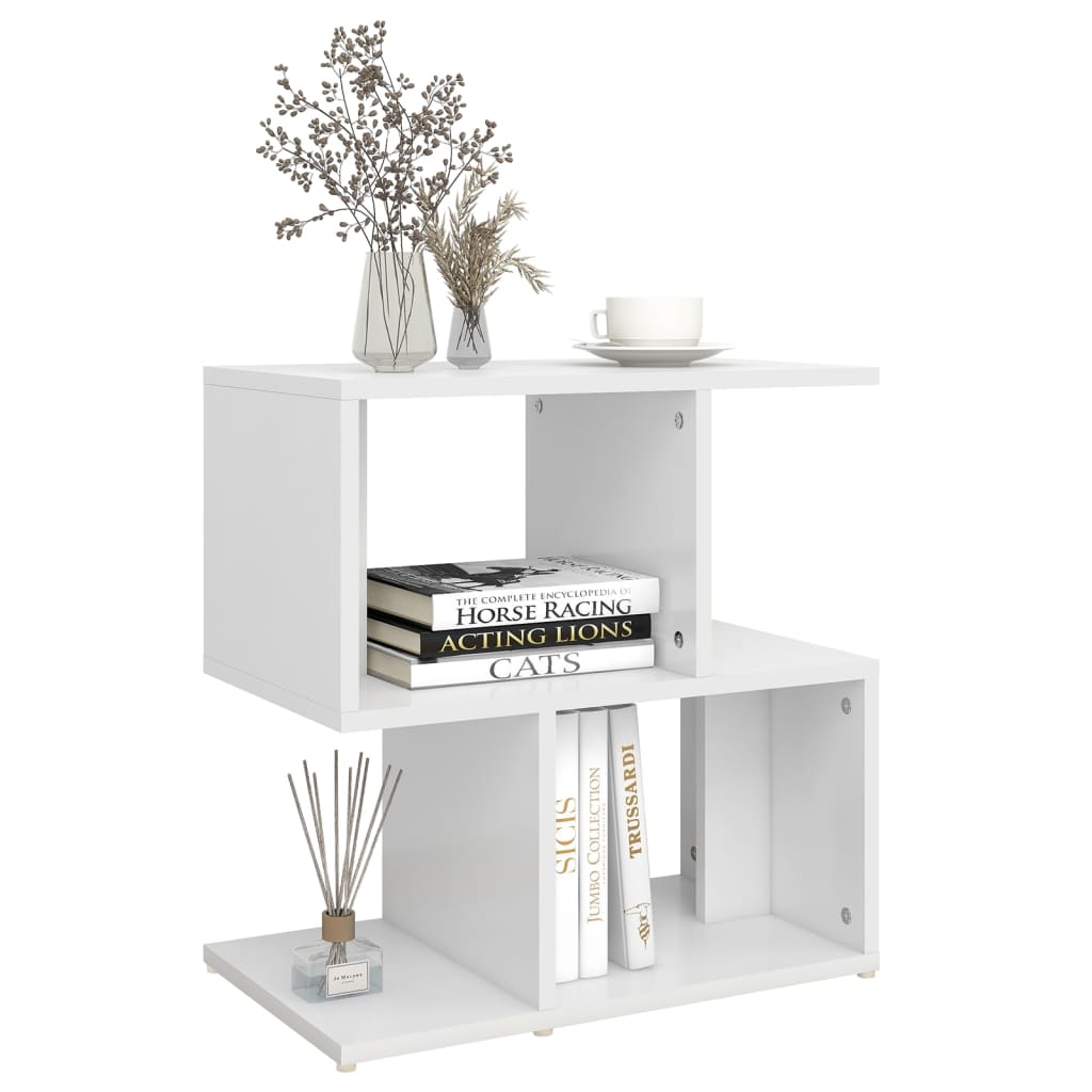 Galleria Design Bedside Cabinet White 50x30x51.5 cm Engineered Wood