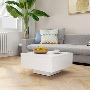 Galleria Design Coffee Table White 60x60x31.5 cm Engineered Wood