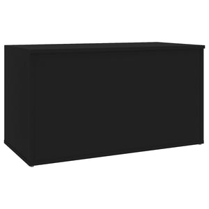 Galleria Design Storage Chest Black 84x42x46 cm Engineered Wood