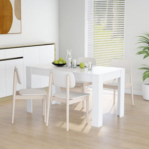 Galleria Design Dining Table White 140x74.5x76 cm Engineered Wood