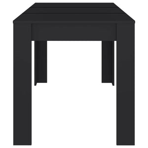 Galleria Design Dining Table Black 140x74.5x76 cm Engineered Wood