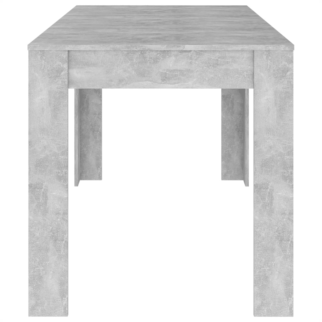 Galleria Design Dining Table Concrete Grey 140x74.5x76 cm Engineered Wood