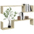 Galleria Design Wall Shelf 2 pcs Sonoma Oak 100x15x20 cm Engineered Wood