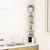 Galleria Design Wall Corner Shelf White 20x20x127.5 cm Engineered Wood