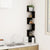 Galleria Design Wall Corner Shelf Black 20x20x127.5 cm Engineered Wood