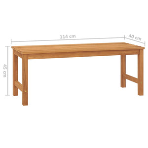 Galleria Design Garden Bench 114 cm Solid Teak Wood