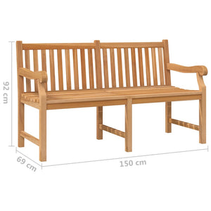 Galleria Design Garden Bench 114 cm Solid Teak Wood