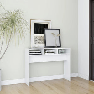 Galleria Design Console Table White 105x30x80 cm Engineered Wood