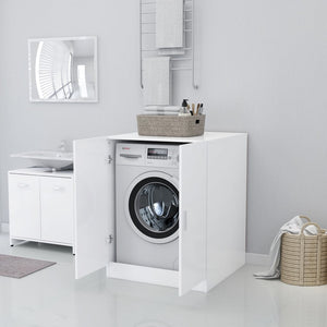 Galleria Design Washing Machine Cabinet White 71x71.5x91.5 cm