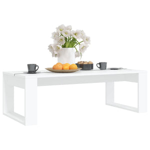 Galleria Design Coffee Table White 110x50x35 cm Engineered Wood