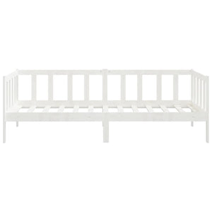 Galleria Design Day Bed without Mattress White Solid Wood Pine 90x200 cm