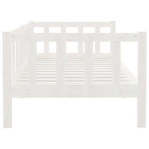 Galleria Design Day Bed without Mattress White Solid Wood Pine 90x200 cm