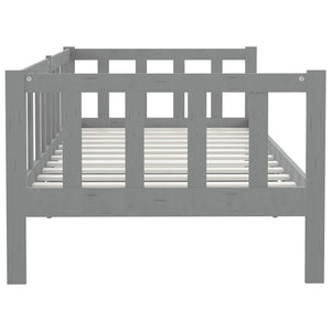 Galleria Design Day Bed without Mattress Grey Solid Wood Pine 90x200 cm