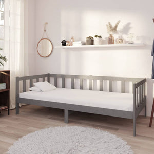 Galleria Design Day Bed without Mattress Grey Solid Wood Pine 90x200 cm