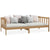 Galleria Design Day Bed without Mattress Honey Brown Solid Wood Pine 90x200 cm