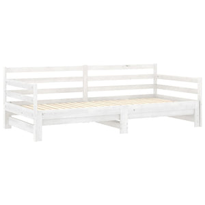 Galleria Design Pull-out Day Bed without Mattress White 2x(90x200) cm