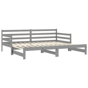 Galleria Design Pull-out Day Bed without Mattress Grey 2x(90x200) cm