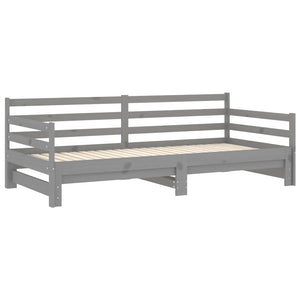 Galleria Design Pull-out Day Bed without Mattress Grey 2x(90x200) cm