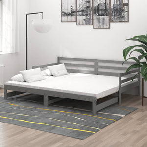 Galleria Design Pull-out Day Bed without Mattress Grey 2x(90x200) cm