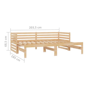 Galleria Design Pull-out Day Bed without Mattress 2x(90x200) cm