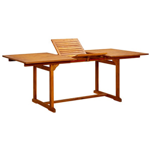 Galleria Design Garden Dining Table (150-200)x100x75 cm Solid Acacia Wood