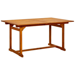 Galleria Design Garden Dining Table (150-200)x100x75 cm Solid Acacia Wood