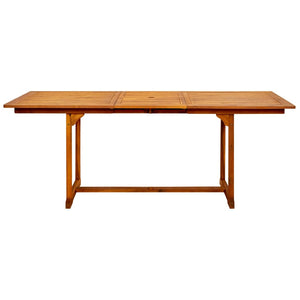 Galleria Design Garden Dining Table (150-200)x100x75 cm Solid Acacia Wood